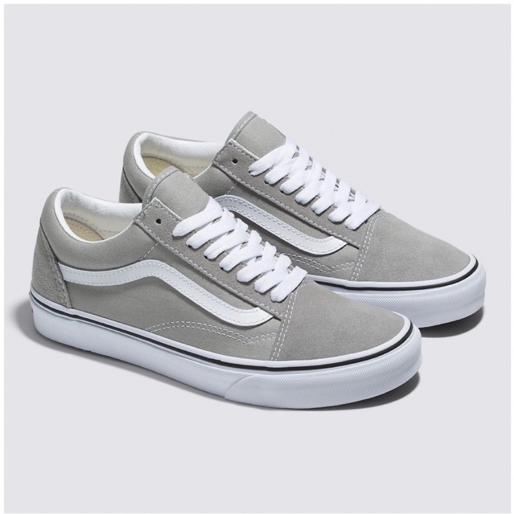 Vans old Skool Gray and White Women's Sneakers